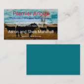 ヴィンテージのアンガスのパーソナライズな牛 名刺 (正面/裏面)