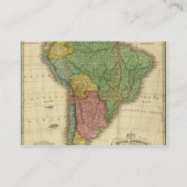 ヴィンテージのアンソニーFinley著1826年の南アメリカの地図 名刺 (裏面)