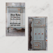 ヴィンテージのアンティーク 名刺 (正面/裏面)