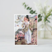 ヴィンテージのアン・アンダーソンによるスワン・プリンセス ポストカード (スタンド正面)