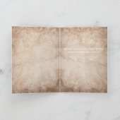 ヴィンテージのアールデコのクリスマスの写真カード シーズンカード (内部)