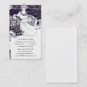 ヴィンテージのアールデコの名刺 名刺 (正面/裏面)