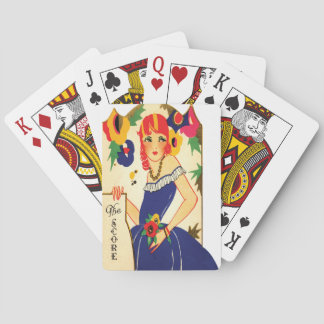 ヴィンテージのアールデコ橋検数 トランプ