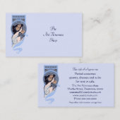 ヴィンテージのアールヌーボーの期間服の名刺 名刺 (正面/裏面)