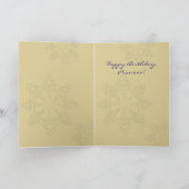 ヴィンテージのアールヌーボーの菓子16のバースデー・カード 招待状 (内部)