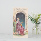 ヴィンテージのイエス　クリスマスの祈り シーズンカード (スタンド正面)