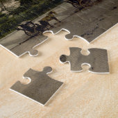 ヴィンテージのイギリスのジグソーパズル、ロンドン塔 ジグソーパズル (側面)