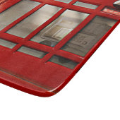 ヴィンテージのイギリスの赤い電話ボックス カッティングボード (角)