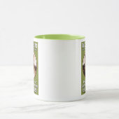 ヴィンテージのイギリスのSuffragetteの猫およびマウスの行為 マグカップ (中央)