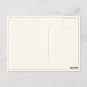 ヴィンテージのイギリス旗が付いている郵便はがき ポストカード (裏面)