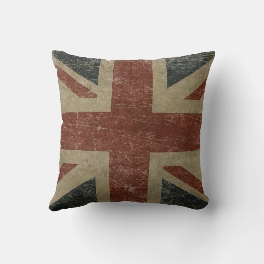 ヴィンテージのイギリス旗 クッション (裏面)