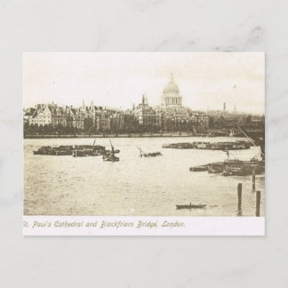 ヴィンテージのイギリス、ロンドン、セントポールのカテドラル、 ポストカード