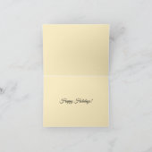 ヴィンテージのイタリアの地図都市旅行愛水彩画 シーズンカード (内部)