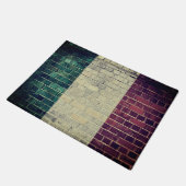 ヴィンテージのイタリアの旗 ドアマット (アングル)