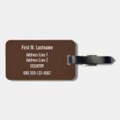 ヴィンテージのイタリア人のリビエライタリアのカスタムな荷物のラベル ラゲッジタグ (裏面横)