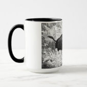 ヴィンテージのイノシシの狩り マグカップ (左)