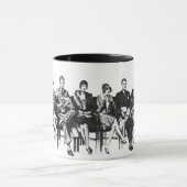 ヴィンテージのイメージのスケッチの上品なマグ マグカップ (中央)