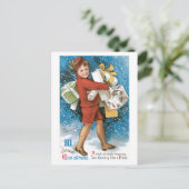 ヴィンテージのイメージの挨拶の郵便はがき ポストカード (スタンド正面)