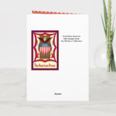 ヴィンテージのイメージ、愛国心が強いブタ カード (裏面)