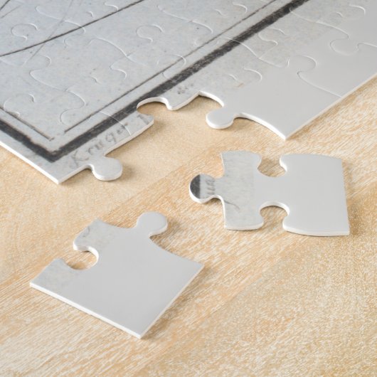 ヴィンテージのイラストレーション(1785) ジグソーパズル (側面)