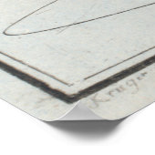 ヴィンテージのイラストレーション(1785) ポスター (角)