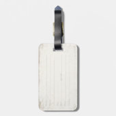 ヴィンテージのイラン航空のプリントが付いている荷物のラベル ラゲッジタグ (裏面縦)