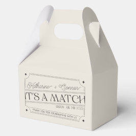 ヴィンテージのインスパイア一致ボックス結婚式の引き出物ボックス フェイバーボックス