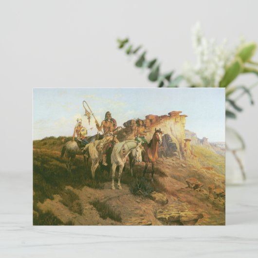 ヴィンテージのインディアン、草原のうろつき者たち、セルツァー (スタンド正面)