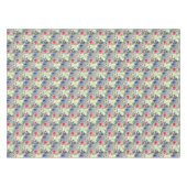 ヴィンテージのインドのスタイルのトラパターン テーブルクロス (正面(横))