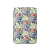 ヴィンテージのインドのスタイルのトラパターン バスマット (正面縦)