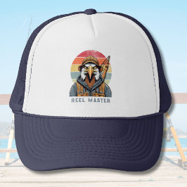 ヴィンテージのイーグル引退贈与漁師パパ キャップ