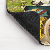 ヴィンテージのイースターのウサギのマウスパッド マウスパッド (コーナー)