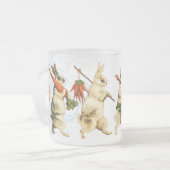 ヴィンテージのイースターのウサギのマグ コーヒーマグカップ (正面左)