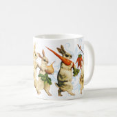 ヴィンテージのイースターのウサギのマグ コーヒーマグカップ (正面右)