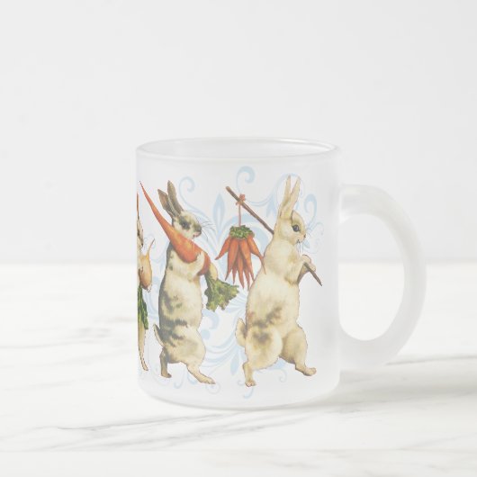 ヴィンテージのイースターのウサギのマグ コーヒーマグカップ (右)