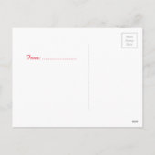 ヴィンテージのイースターのウサギ シーズンポストカード (裏面)