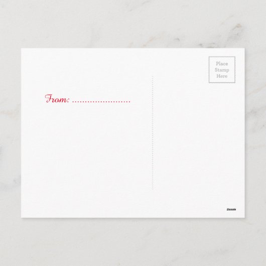 ヴィンテージのイースターのウサギ シーズンポストカード (裏面)