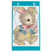 ヴィンテージのイースターのウサギ スモールペーパーバッグ (裏面)