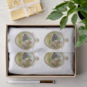 ヴィンテージのイースターのウサギ 薄葉紙 (ギフト)