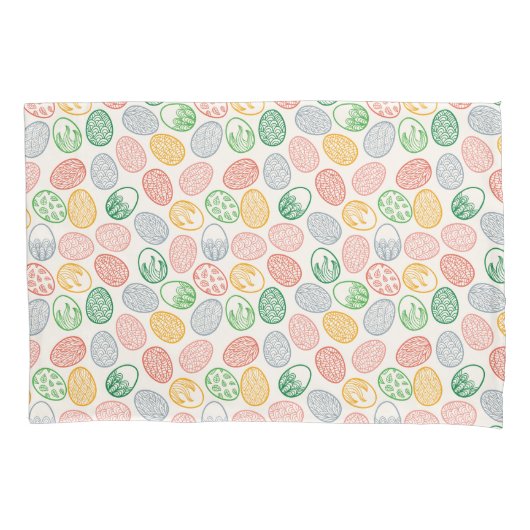 ヴィンテージのイースターエッグパターン|枕カバー 枕カバー (正面左)