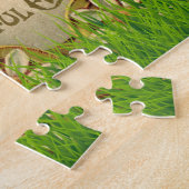 ヴィンテージのイースターチックスとブルースカイとイースターエッグ ジグソーパズル (側面)