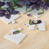 ヴィンテージのイースターバイオレット ジグソーパズル (側面)