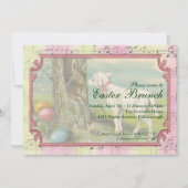 ヴィンテージのイースターパーティの招待状 招待状 (正面)