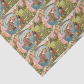 ヴィンテージのイースタービクトリアンな女の子及び男の子 薄葉紙 (詳細)