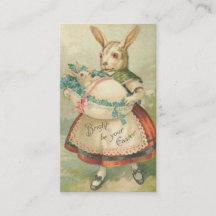 ヴィンテージのイースター休日の小型落書きの挨拶状