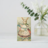 ヴィンテージのイースター休日の小型落書きの挨拶状 名刺 (スタンド正面)