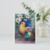 ヴィンテージのイースター古く旧式な挨拶 シーズンポストカード (スタンド正面)