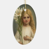 ヴィンテージのイースター天使のオーナメント セラミックオーナメント (右)