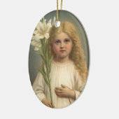 ヴィンテージのイースター天使のオーナメント セラミックオーナメント (左)