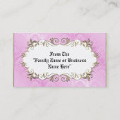 ヴィンテージのイースター小型落書きの挨拶状 名刺 (裏面)